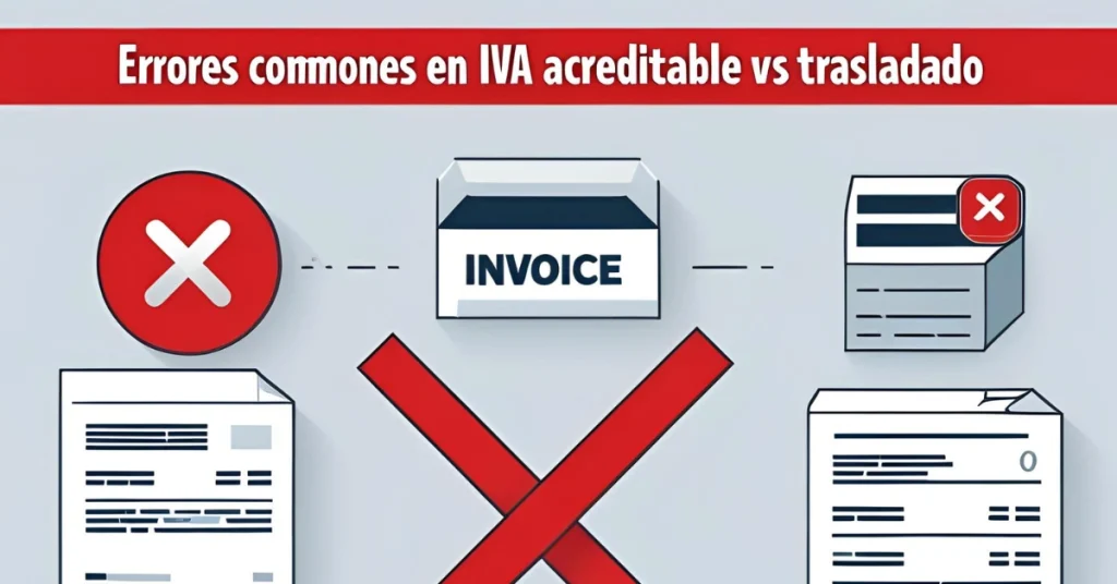 Consejos para evitar errores en IVA acreditable vs trasladado
