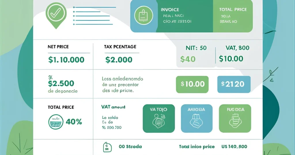 Tipos de cálculo del IVA en una factura