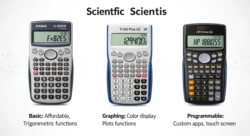 Tipos de Calculadoras Científicas