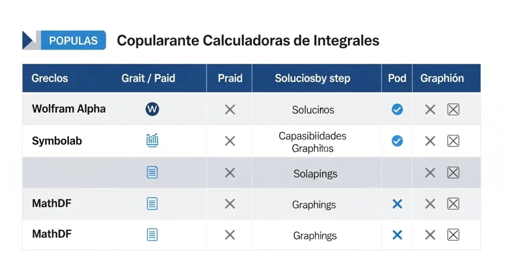 Mejores Calculadoras de Integrales Online Disponibles