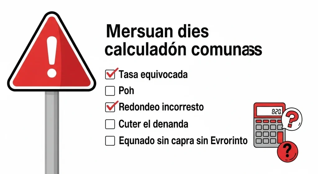 Errores Comunes al Calcular el IVA y Cómo Evitarlos
