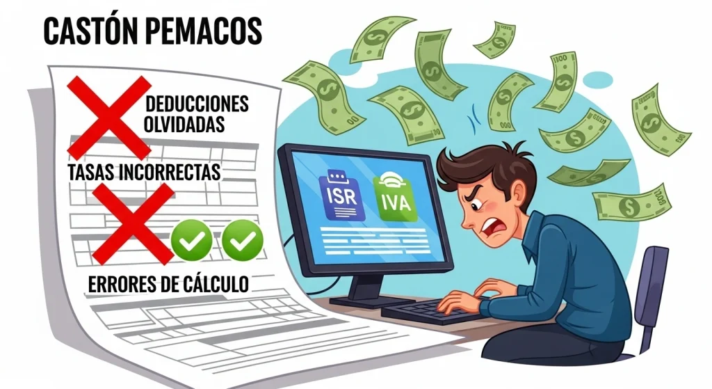 Errores comunes al calcular ISR e IVA